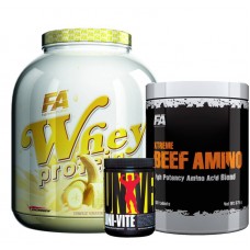 Whey 2,27kg+Beef Amino 300tabl.+Uni Vit 1NAP SZÁLLÍTÁS!