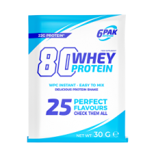 6PAK 80 Whey Protein 30g